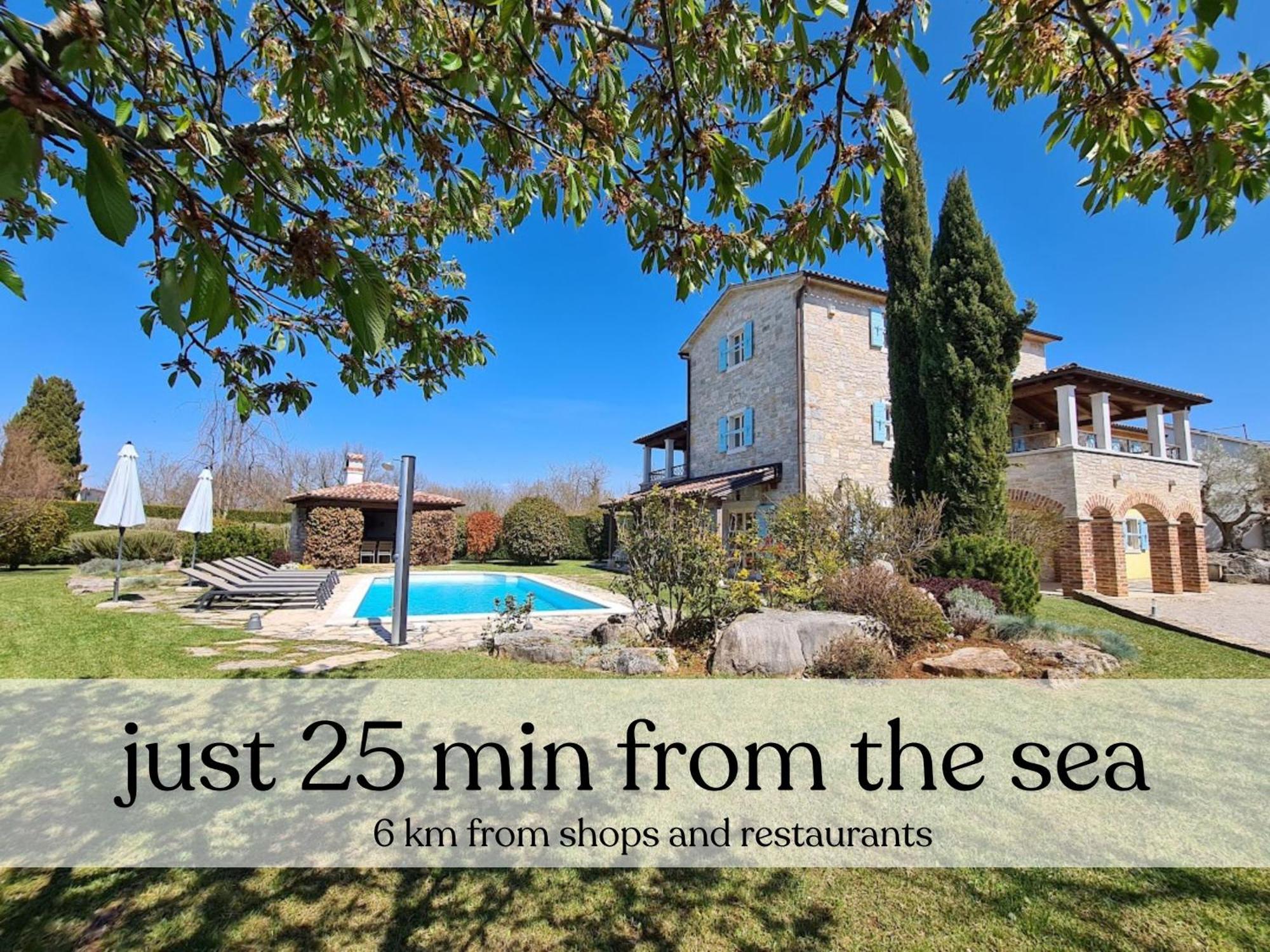 Villa Paolina With Hot Tub Višnjan 外观 照片